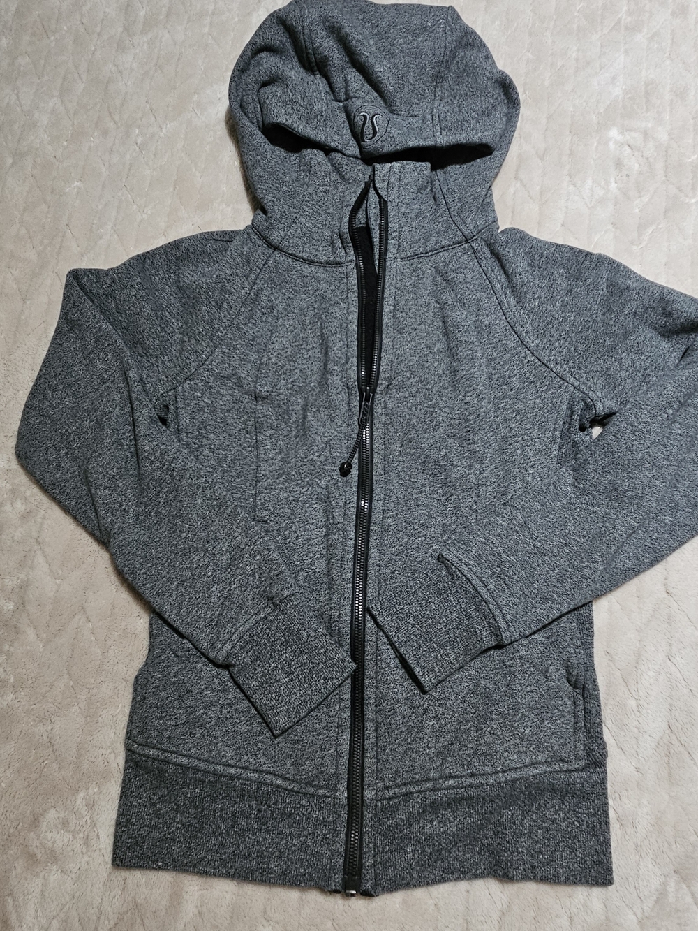 Lululemon Gray Scuba Full Zip UP hoodie